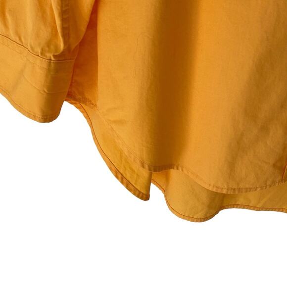 Wilfred Free The Relaxed Shirt Button Down Oversized Tangerine Orange Medium - Picture 4 of 9